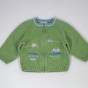 ⭐️$5 Baby Boy 6-9 Months Knit Full Zip Cardigan ~ The Children’s Place